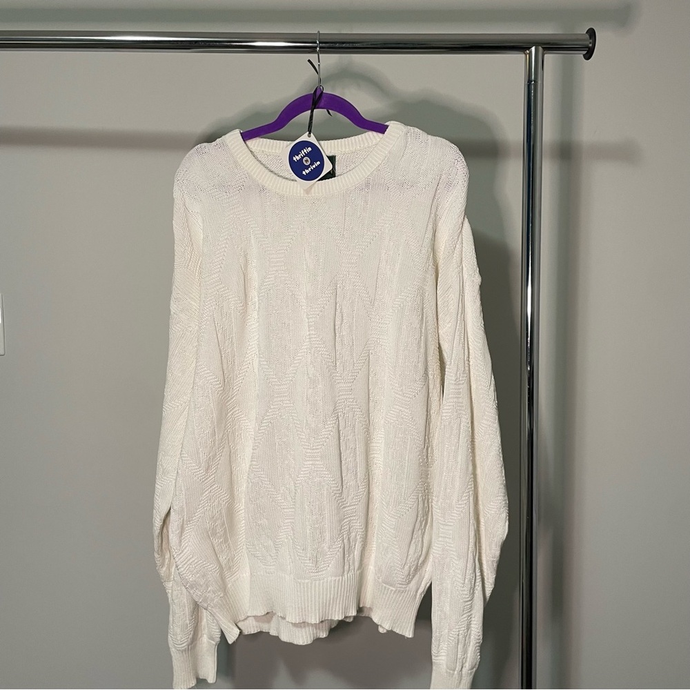 Vintage white sweater